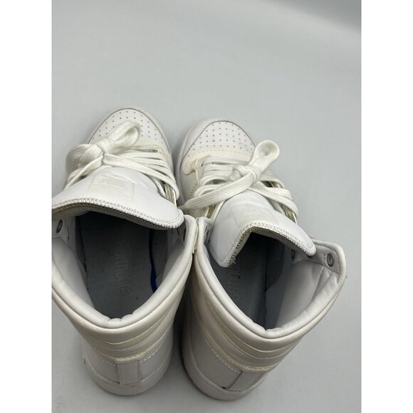Adidas Top Ten Lace Up High Hi Top Shoes Old School White  Size 5 - Picture 5 of 16
